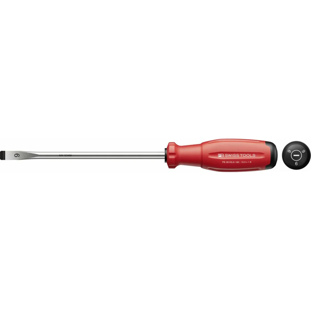 PB Swiss PB 38100.5,160 8.0X1.2 Evo slotted screwdriver 8mm