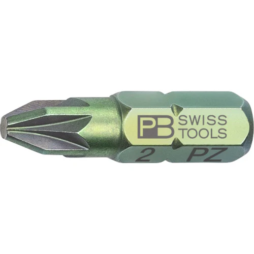 PB Swiss Tools C6.192/2
PrecisionBit Pozidriv, 25 mm long, size PZ2