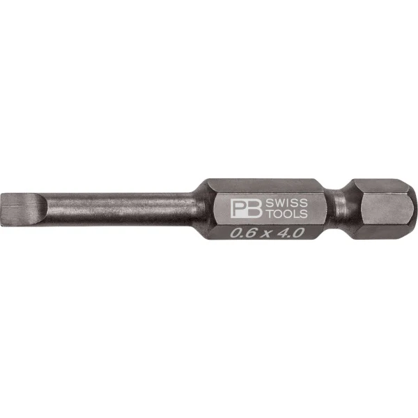 PB Swiss Tools E6.100/2
PrecisionBit slotted, 50 mm long, size 2 (0,6x4,0 mm)