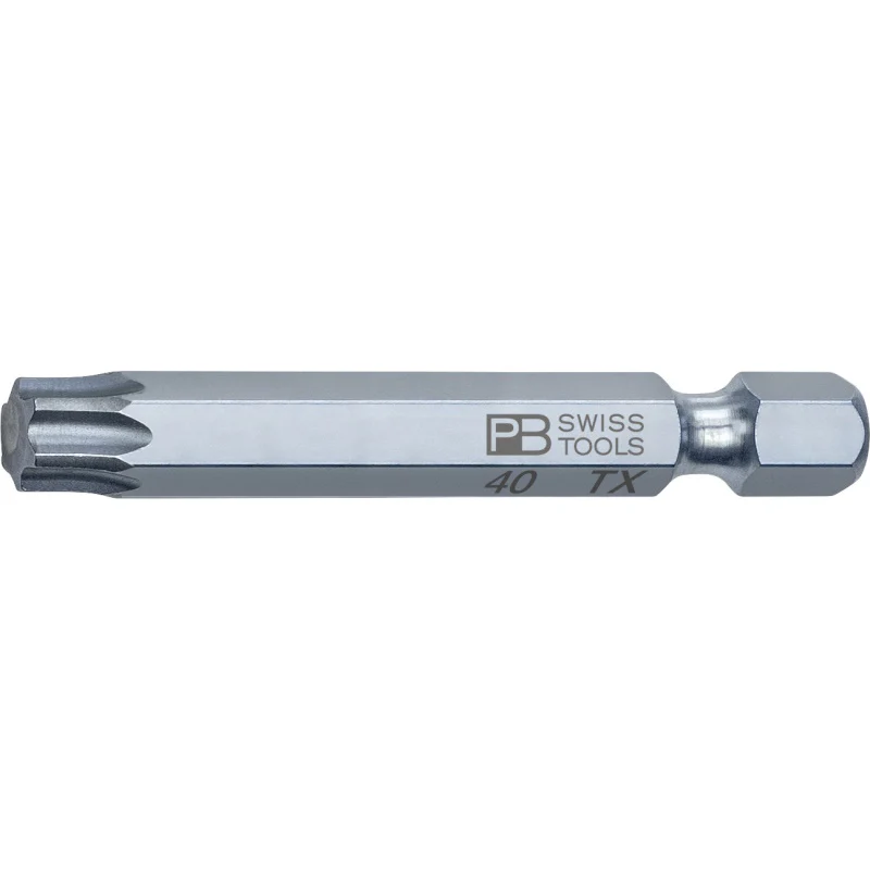 PB Swiss Tools E6.400/40
PrecisionBit for Torx screws, 50 mm, size T40
