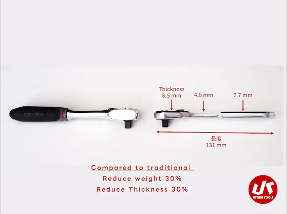 UTOKU TOOLS 1/4in 90t slim ratchet - Image 4