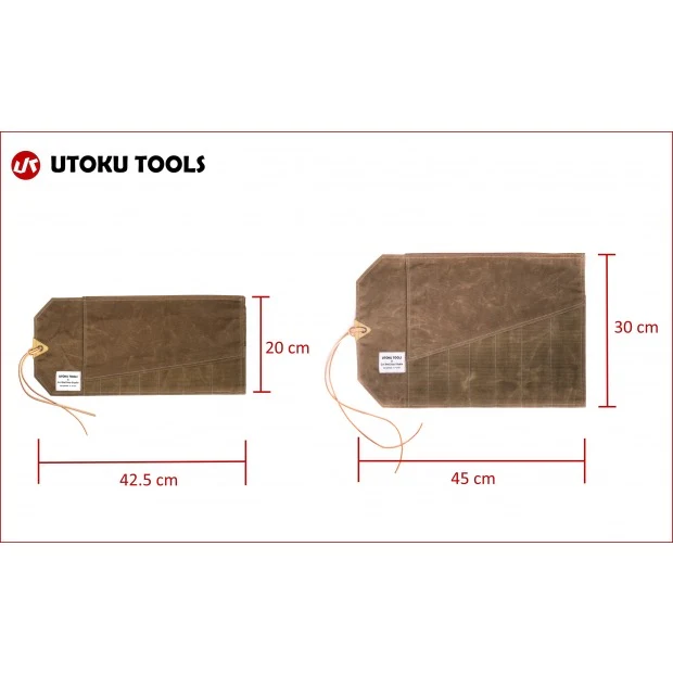 UTOKU waxed cotton tool roll (Long type) - Image 2