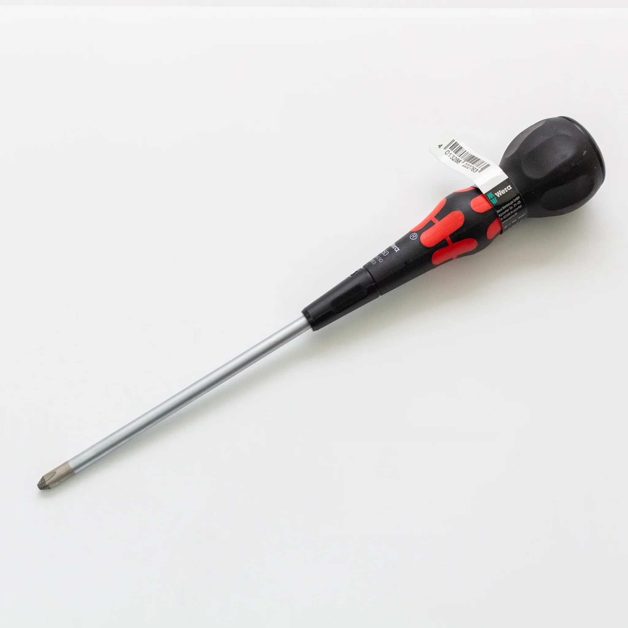 Wera 1850 Ball Grip Laser Tip Screwdriver Red